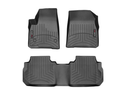 WeatherTech 2018 Cadillac XT5 Front & Rear FloorLiner Black 44955-1-2 Photo - Primary