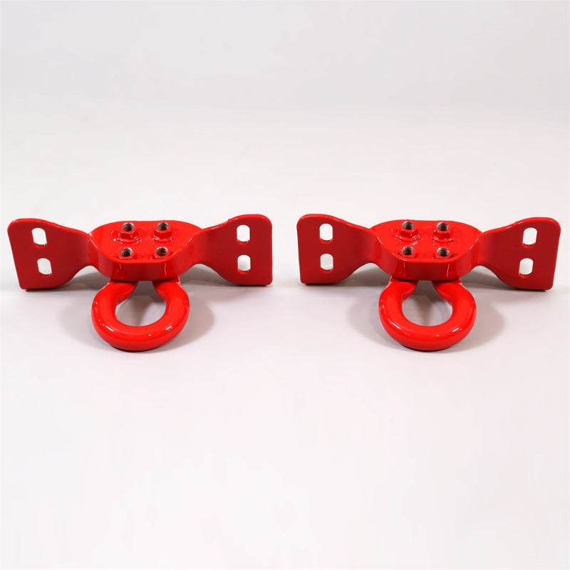 Ford Racing 17-22 Super Duty Tow Hooks - Red (Pair) M-18954-SDR M-18954-SDR Photo - Primary