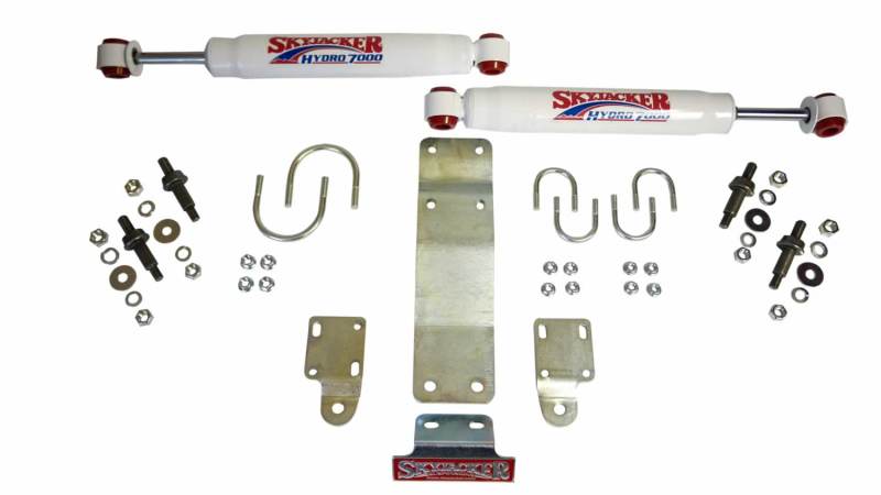 Skyjacker 2007-2017 Jeep Wrangler (JK) (Use w/ OEM Tie Rods) Dual Steering Damper Kit w/ Hydro 7000 7204 7204 Photo - Primary