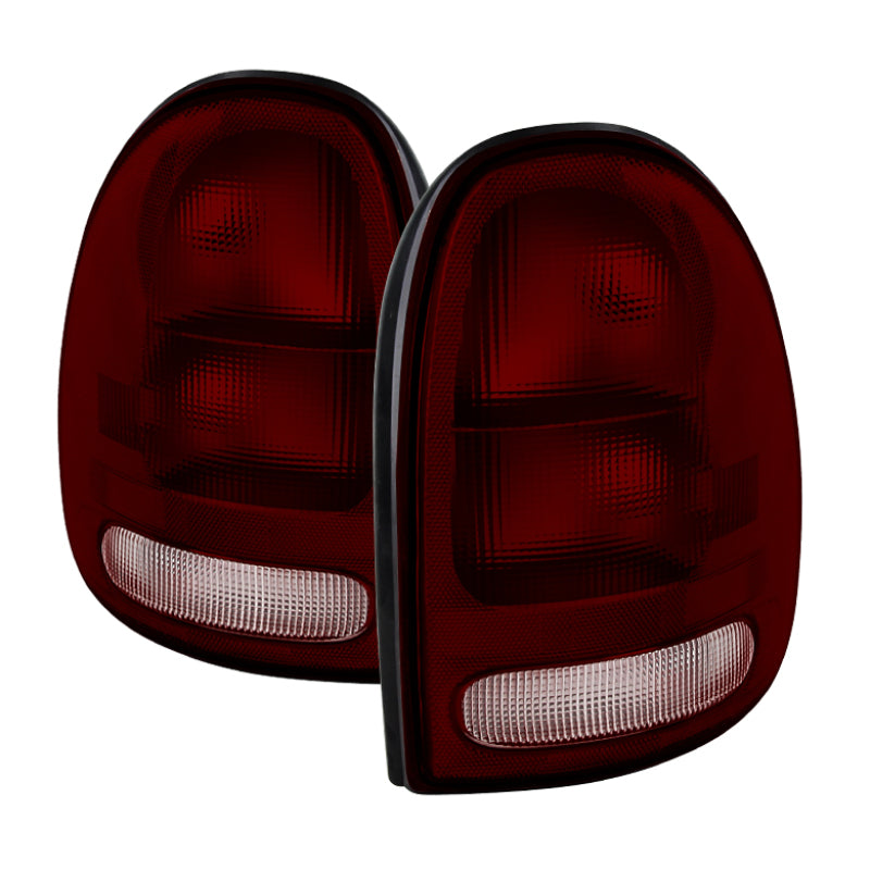 SPYDER Xtune Plymouth Grand Voyager 96-00 OEM Style Tail Lights Dark Red ALT-JH-DCA96-OE-RSM 9030949 9030949 Photo - Primary