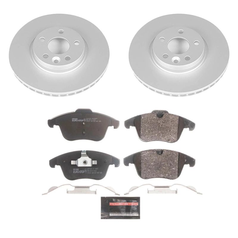 Power Stop 08-15 Land Rover LR2 Front Euro-Stop Brake Kit ESK4701 ESK4701 Photo - Primary