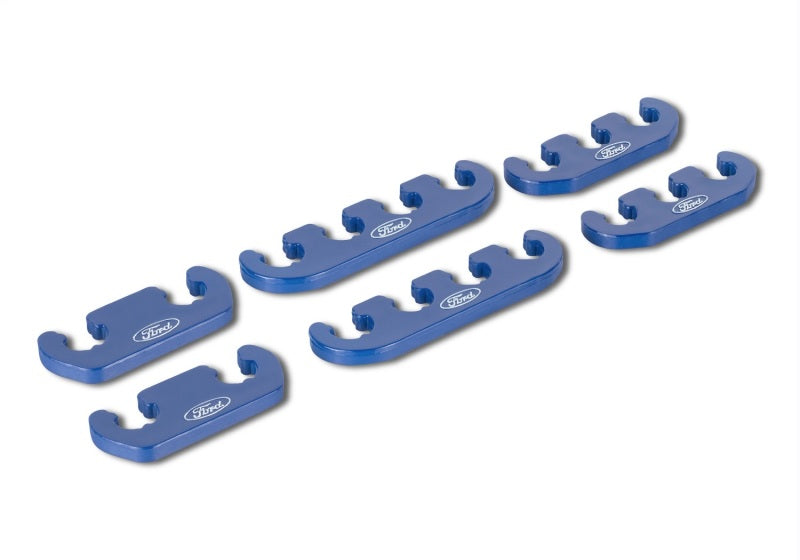 Ford Racing Wire Dividers 4 to 3 to 2 - Blue w/ White Ford Logo 302-637 302-637 Photo - Unmounted