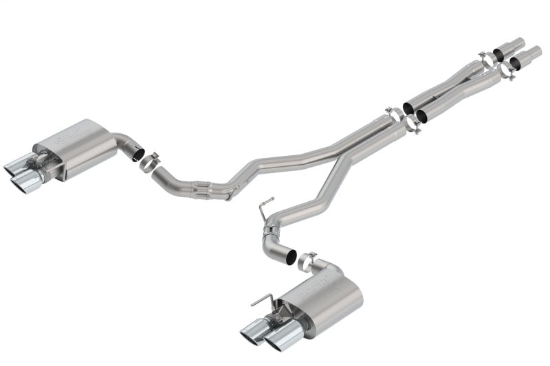 Borla 2018 Ford Mustang GT 5.0L AT/MT 3in ATAK Catback Exhaust w/ Valves 140743 140743 Photo - Primary