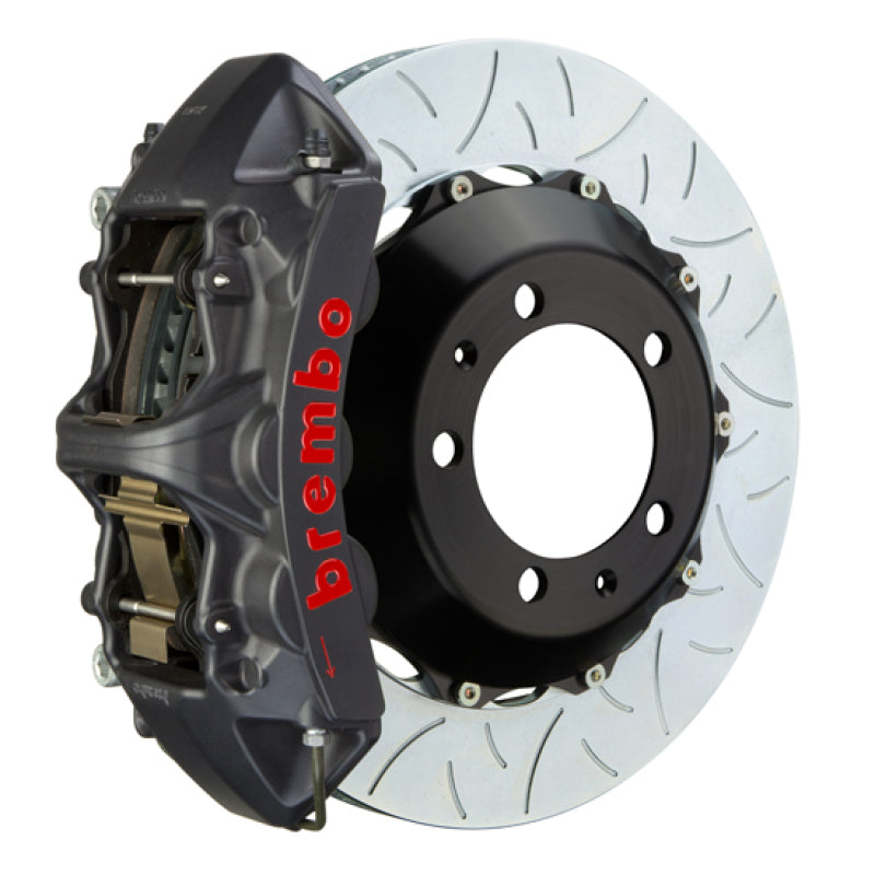 Brembo 08-17 A5 Front GTS BBK 6 Piston Cast 380x34 2pc Rotor Slotted Type3-Black HA 1N3.9050AS 1N3.9050AS Photo - Primary