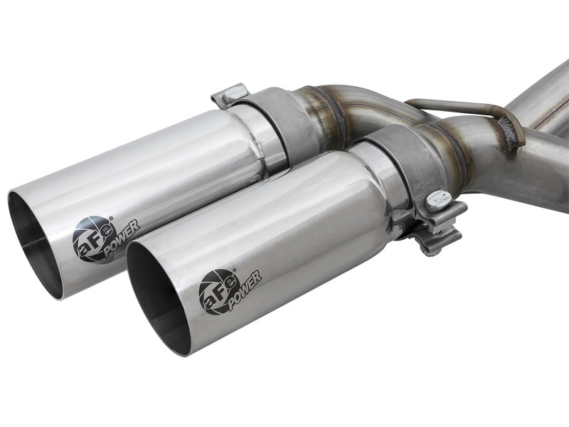 aFe Rebel Series 3 IN to 2-1/2 IN 409 Stainless Steel Cat-Back Exhaust Sys 49-43078-P Photo - Unmounted