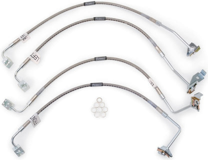 Russell Performance 07-08 Jeep Wrangler JK with 4in Lift Brake Line Kit 695960 695960 Photo - Primary