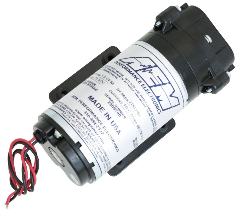 AEM Electronics Water/Methanol Injection 200psi Recirculation Pump 30-3015 Photo - out of package