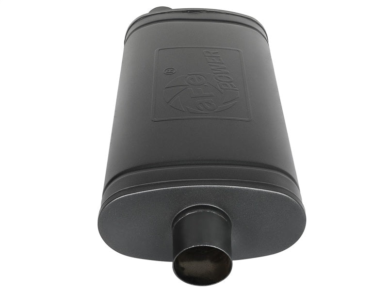 aFe MACH Force-Xp 409 Stainless Steel Muffler w/ High-Temp Black finish 49M00016-B Photo - Unmounted