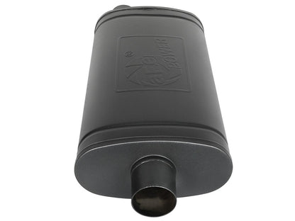 aFe MACH Force-Xp 409 Stainless Steel Muffler w/ High-Temp Black finish 49M00016-B Photo - Unmounted