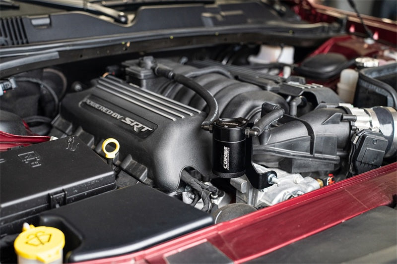 CORSA Performance Aluminum Oil Catch Can w/ Bracket - HEMI 6.4L CC0013 CC0013 Photo - Mounted