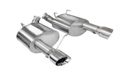 Corsa Performance Axle-Back Exhaust Polished for 11-14 Ford Mustang GT/Boss 302 5.0L V8 14316 Photo - Primary