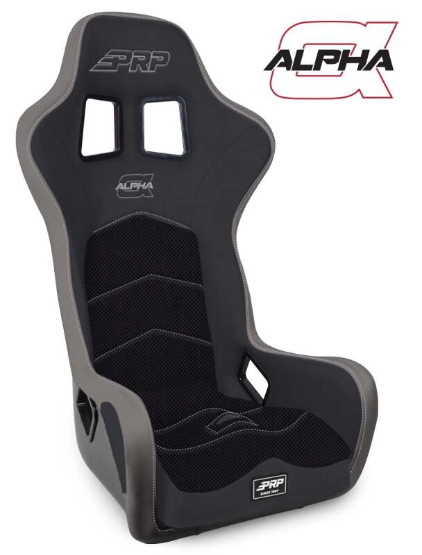 PRP Seats PRP Alpha Composite Seat- Black/Grey A3901-203 A3901-203 Photo - Primary