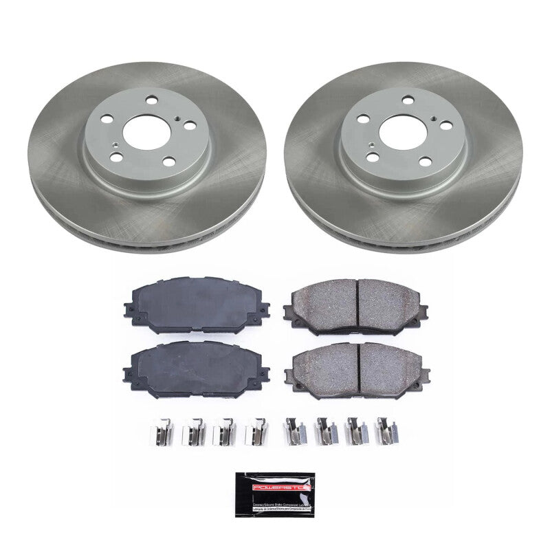 PowerStop Power Stop 09-13 Toyota Matrix Front Semi-Coated Rotor Kit SC4669 SC4669 Photo - Primary