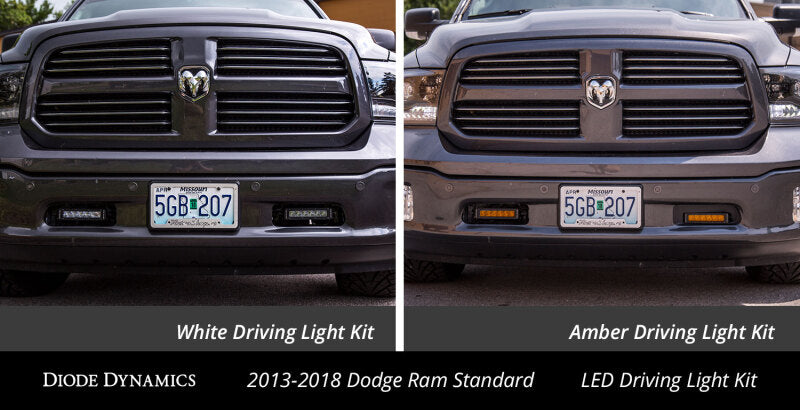 Diode Dynamics Ram 2013 Standard Stage Series 6 In Kit - Amber Driving DD6014 DD6014 User 5