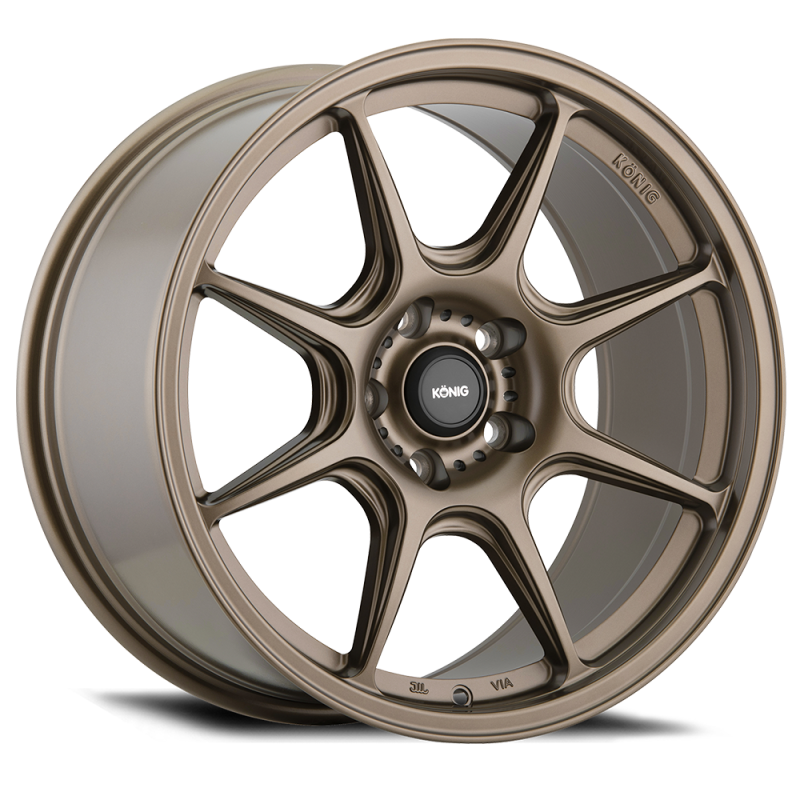 Konig Lockout Wheel Matte Bronze 17x8 +40 4x108 LK87108408 Photo - Primary