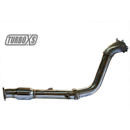 Turbo XS 02-07 WRX-STi / 04-08 Forester XT High Flow Catted Downpipe WS02-DPC Photo - Primary