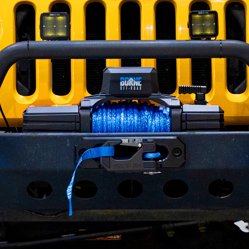 Borne Off-Road 10K Winch - Grey Synthetic Rope BNWN-10-SGR BNWN-10-SGR Photo - Primary