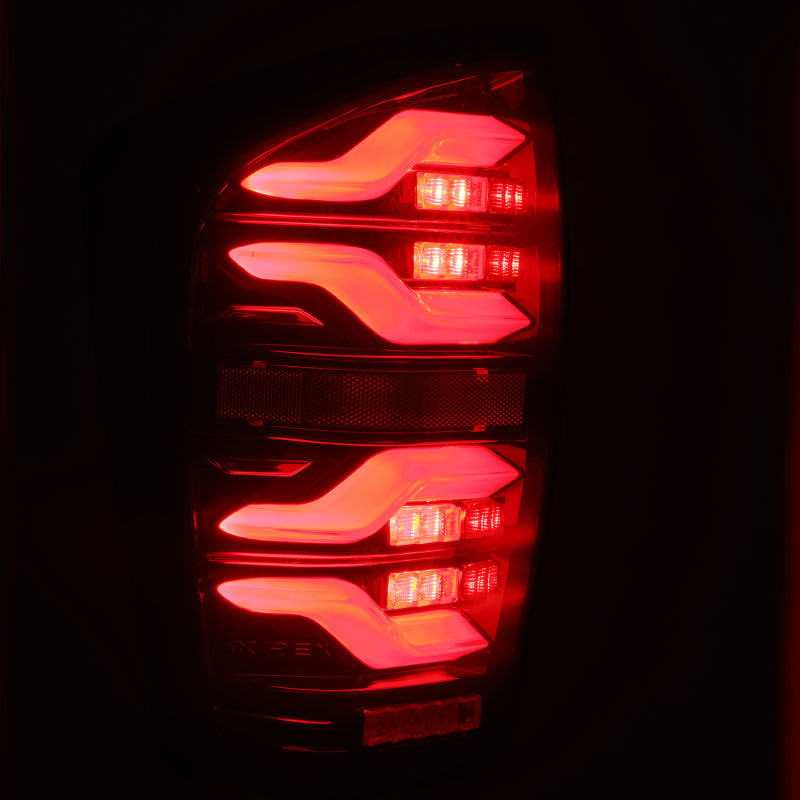 AlphaRex 16-21 Toyota Tacoma LUXX LED Taillights Blk/Red w/Activ Light/Seq Signal 680000 680000 User 2