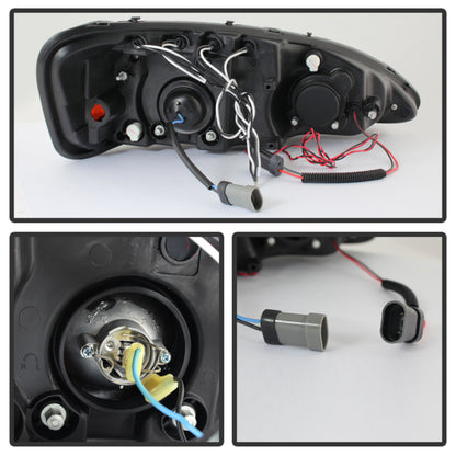 Spyder Pontiac Grand Prix 04-08 Projector Headlights LED Halo LED Blk Smke PRO-YD-PGP04-HL-BSM 5078629 5078629 User 1