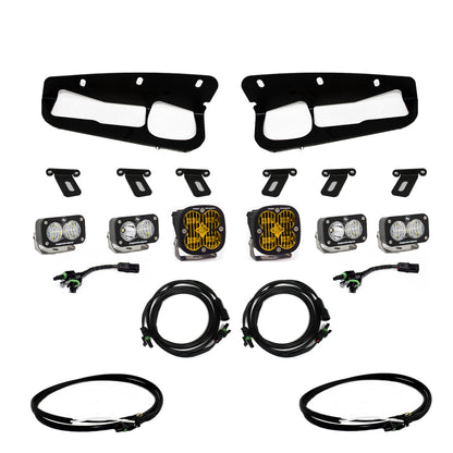 Baja Designs 2021+ Ford Bronco Amber SAE Fog Pocket Kit w/Upfitter 447762UP 447762UP User 1