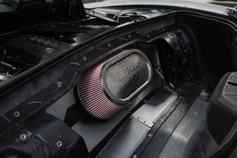 K&N Engineering K&N 20-21 Chevrolet Corvette Stingray 6.2L V8 F/I Aircharger Performance Intake System 63-3120 63-3120 Photo - Mounted
