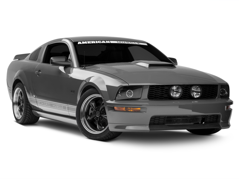 Raxiom 05-09 Ford Mustang Halogen 2010 Style LED Halo Headlights-Blk Hsng(Clear Lens/Excludes GT500) 101682 101682 Photo - Close Up