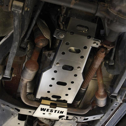 Westin JK 07-11 Oil Pan/Transmission Skid Plate 42-21125 Photo - Mounted