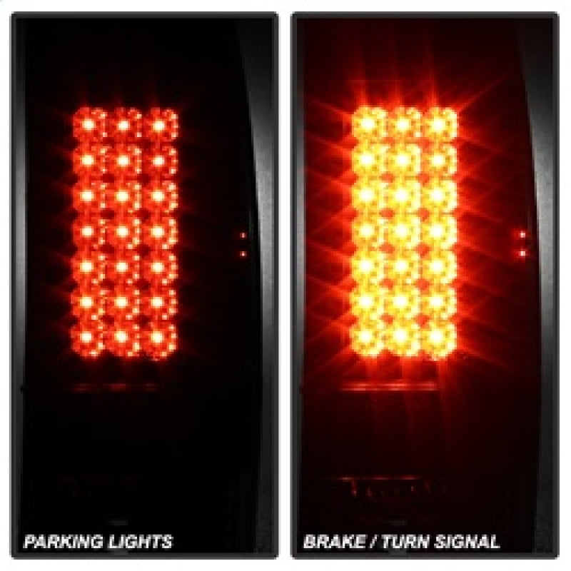 Spyder Ford Super Duty 08-15 LED Tail Lights Black ALT-YD-FS07-LED-BK 5003898 5003898 Photo - Unmounted