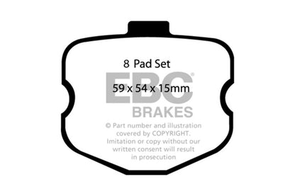 EBC Disc Brake Pad Set DP41771/2R Photo - Primary