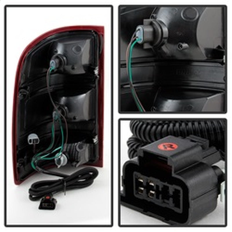 SPYDER Xtune GMC Sierra 2007-2013 OEM Style Tail Light Red Smoked ALT-JH-GS07-OE-RSM 9032011 9032011 Photo - Unmounted