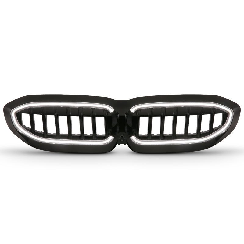 ANZO 19-22 BMW 3 Series Black Housing Full LED Front Grille w/ Initiation & Running Light 901027 901027 Photo - Primary