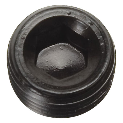 Russell 1/2" Aluminum Allen Socket Pipe Plugs (Black Finish) 662063 Photo - Primary