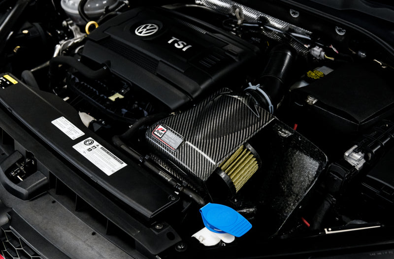 AWE Tuning Audi / Volkswagen MQB 1.8T/2.0T/Golf R Carbon Fiber AirGate Intake w/o Lid 2660-15026 2660-15026 Photo - Mounted