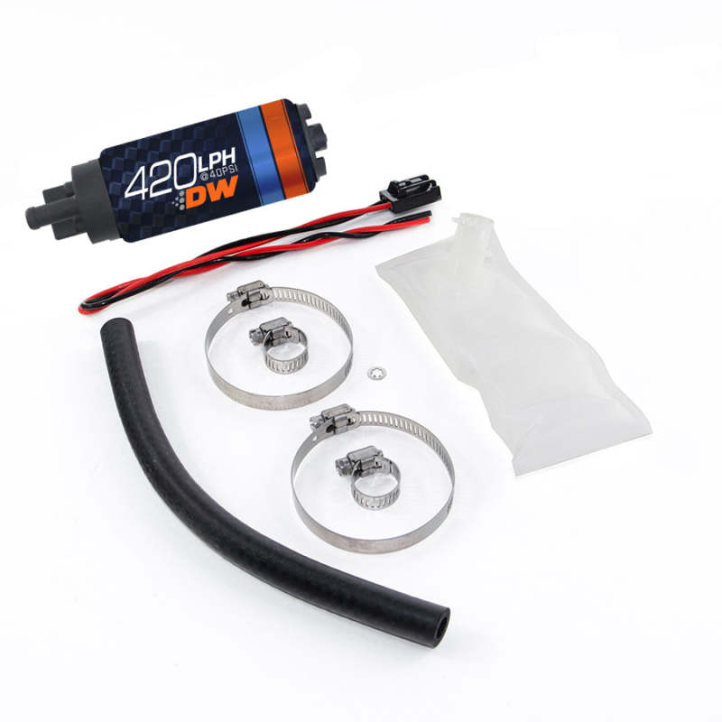 DeatschWerks DW420 Series 420lph In-Tank Fuel Pump w/ Install Kit For 90-96 300ZX Z32 9-421-1023