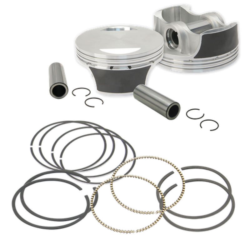 S&S Cycle 99-06 BT 3.927in Standard Bore 97in Big Bore Forged Piston Set 106-3688 106-3688 User 1