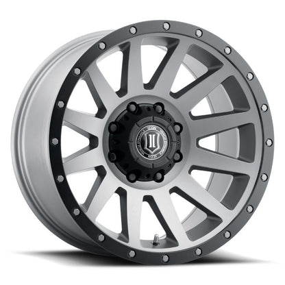 ICON Compression 20x10 8x6.5 -19mm Offset 4.75in BS 121.4mm Bore Titanium Wheel 2020108047TT 2020108047TT Photo - Primary
