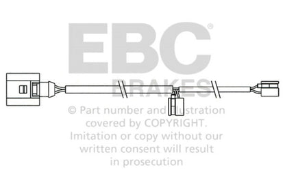 EBC 2008 Porsche Cayenne (1st Gen) 4.8L Turbo Rear Wear Leads EFA158 EFA158 Photo - Primary