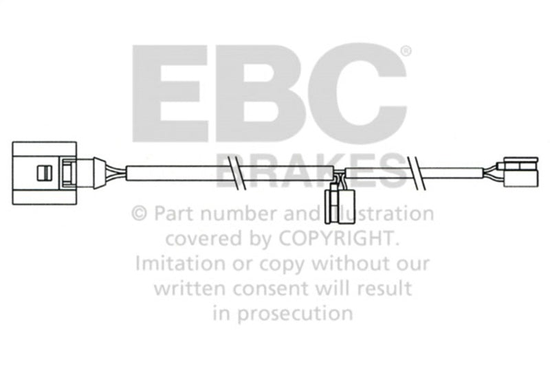 EBC 2008 Porsche Cayenne (1st Gen) 4.8L Turbo Rear Wear Leads EFA158 EFA158 Photo - Primary