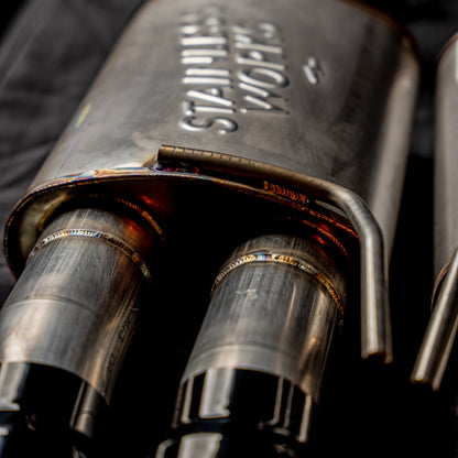 Stainless Works 18-21 Mustang GT Axleback Legend Exhaust - Black Tips M18ABLB M18ABLB User 1