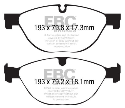 EBC Disc Brake Pad Set DP32191C Photo - Primary