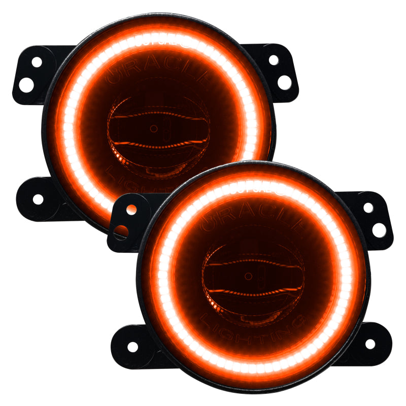 ORACLE Lighting Oracle Jeep Wrangler JK/JL/JT High Performance W LED Fog Lights - ColorSHIFT - Dynamic 5846-332 5846-332 Photo - Unmounted