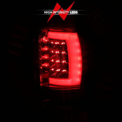 ANZO 1994-2001 Dodge Ram 1500 LED Taillights Plank Style Chrome w/ Clear Lens 311341 311341 User 1