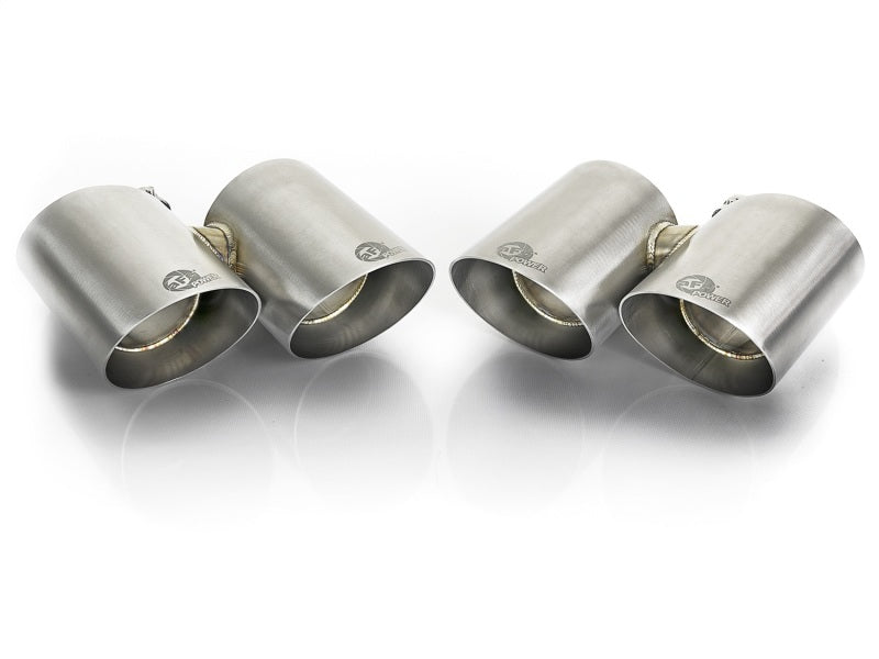 aFe MACH Force-Xp 304 Stainless Steel OE Replacement Exhaust Tips Polished 49C36416-P Photo - Primary