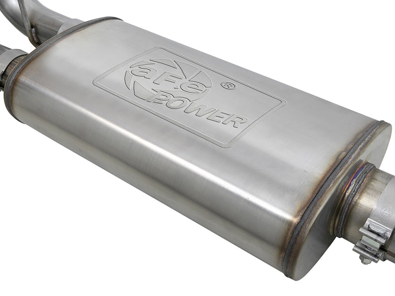 aFe MACHForce XP Exhausts Cat-Back SS-409 Nissan Titan XD 16-19 V8-5.6L - Black 49-46135-B 49-46135-B Photo - Unmounted