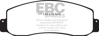 EBC Disc Brake Pad Set ED91777 Photo - Primary