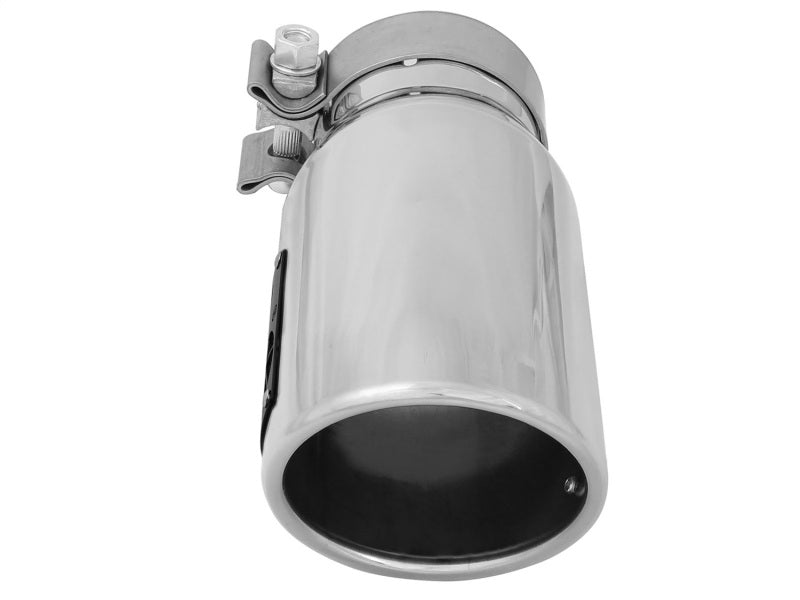 aFe MACH Force-Xp 3in 304 Stainless Steel Exhaust Tip Polished - 3in In x 49T30401-P09 Photo - Unmounted
