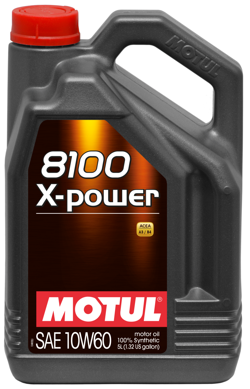 Motul  5L Synthetic Engine Oil 8100 10W60 X-Power 106144 Photo - Primary