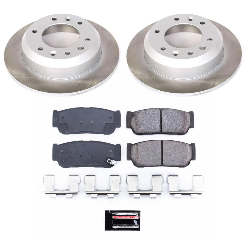 PowerStop Power Stop 2006 Kia Sedona Rear Semi-Coated Rotor Kit SC5907 SC5907 Photo - Primary