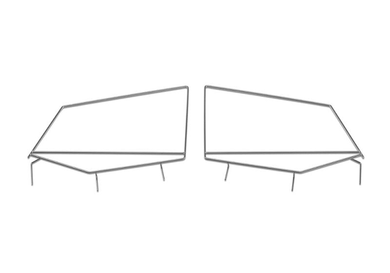 Rampage 1987-1995 Jeep Wrangler(YJ) Window Frame Only - Black 89699 89699 Photo - Primary