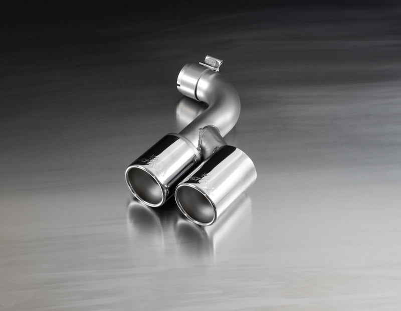 Remus 2012 BMW 3 Series F30/F31 2.0L 76mm Rolled Edge Chromed Tail Pipe Set 086012 1604 086012 1604 Photo - Primary
